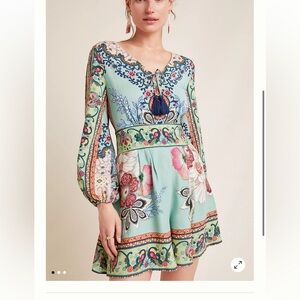 Anthropologie Multicolor Floral dress
